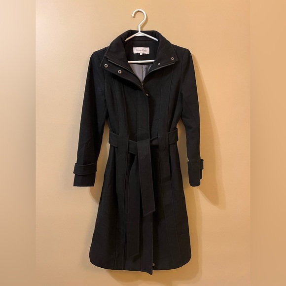 Calvin Klein wool blend coat, size 2 - Picture 1 of 7
